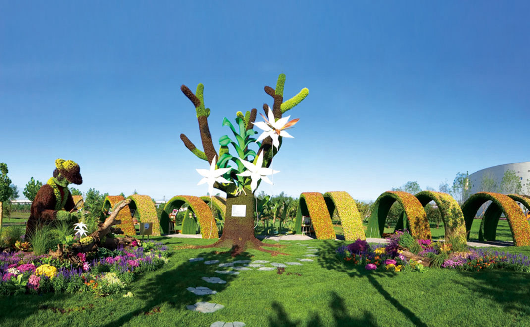 第四屆中國(guó)蘭花大會(huì)花卉布置 北京·房山